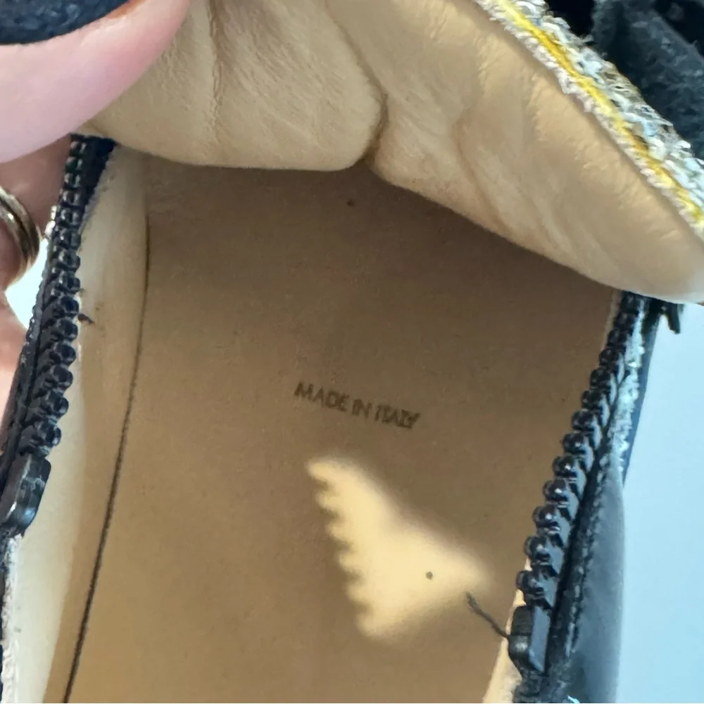Giuseppe Zanotti Kids Black Gold Glitter Low Top Zipper Sneakers Size‎ 32